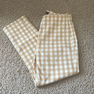 Checkered Ankle Pants